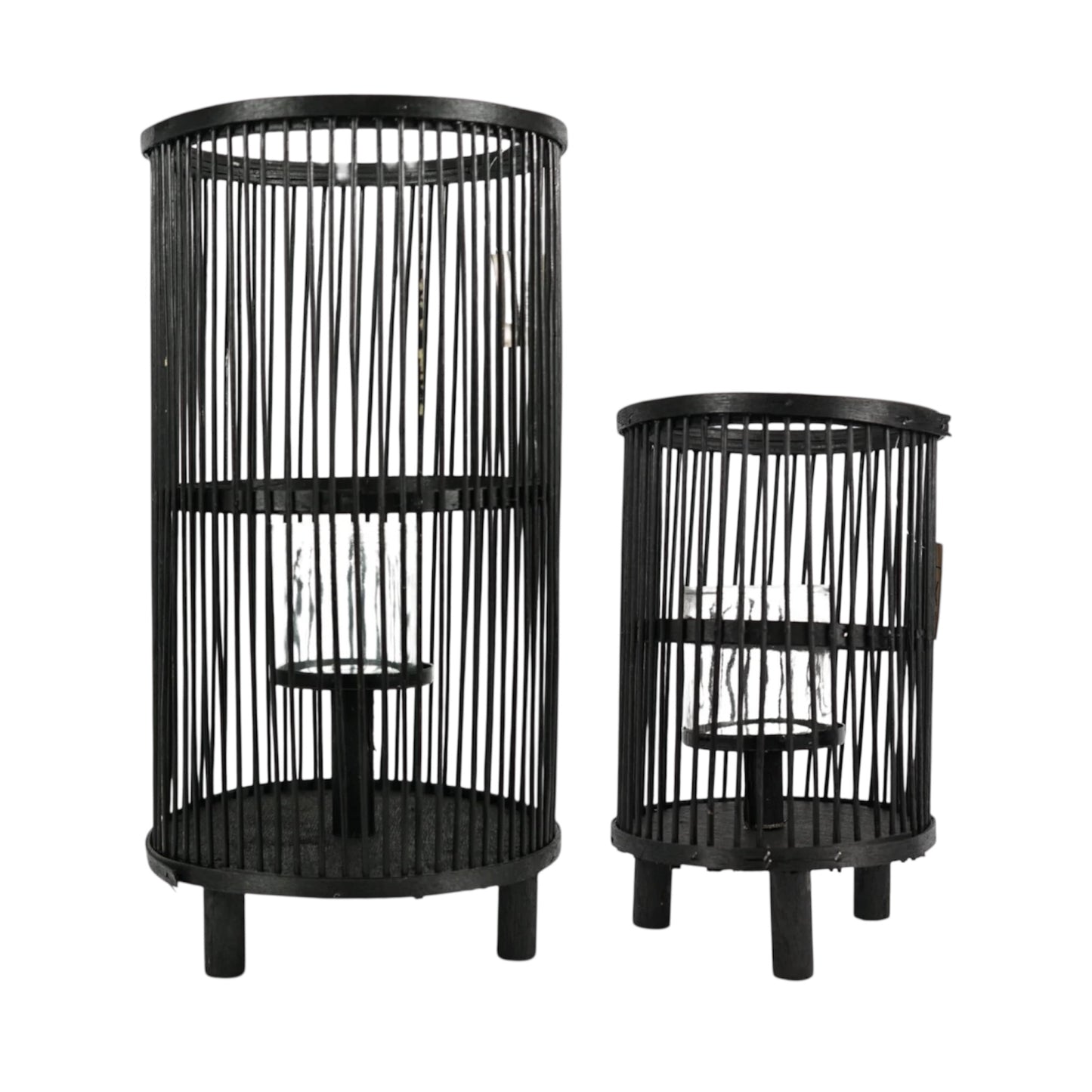 Lantern "Saigon" set of 2 40.5cm/26.5cm