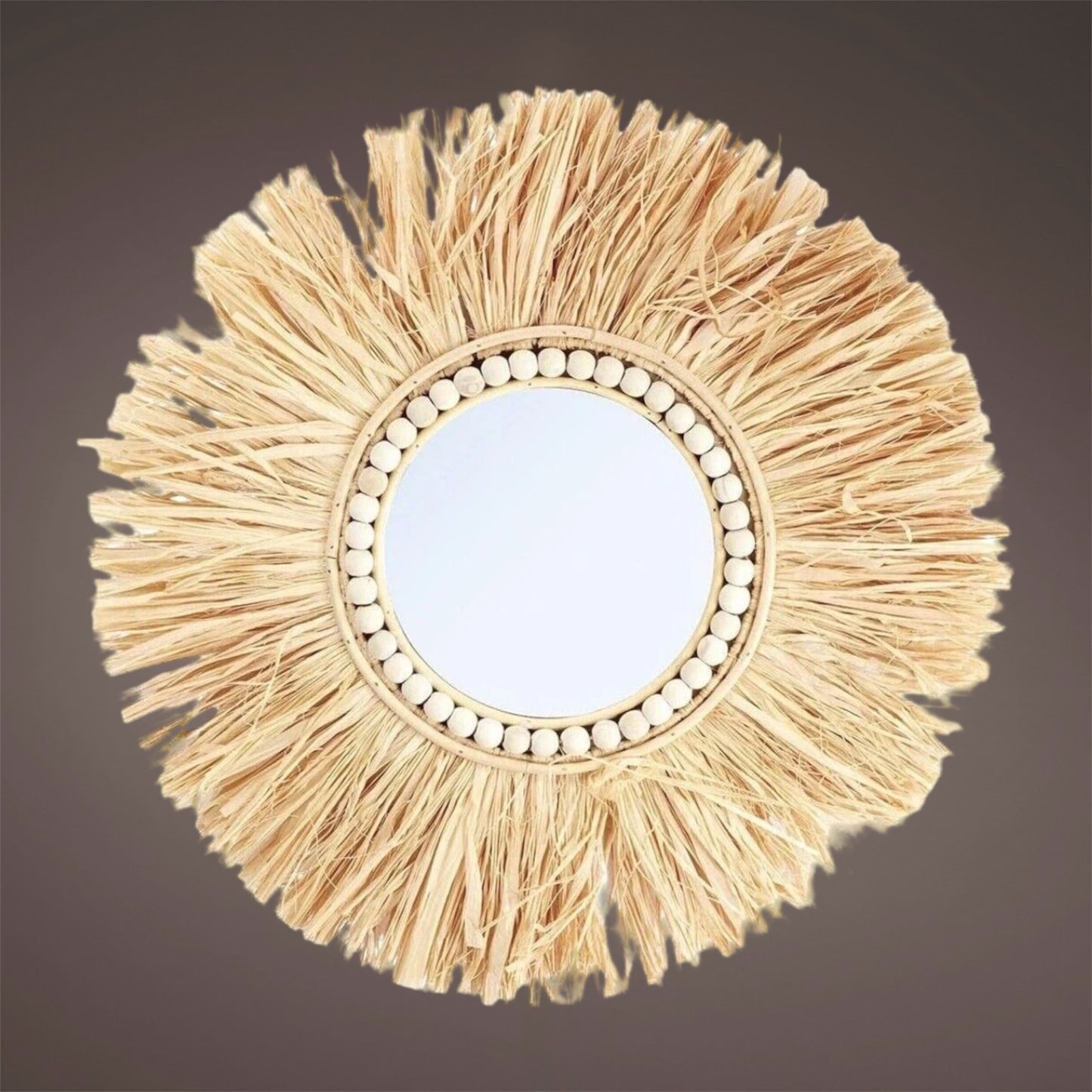 Dijk - Spiegel "Raffia" Boho 50 cm