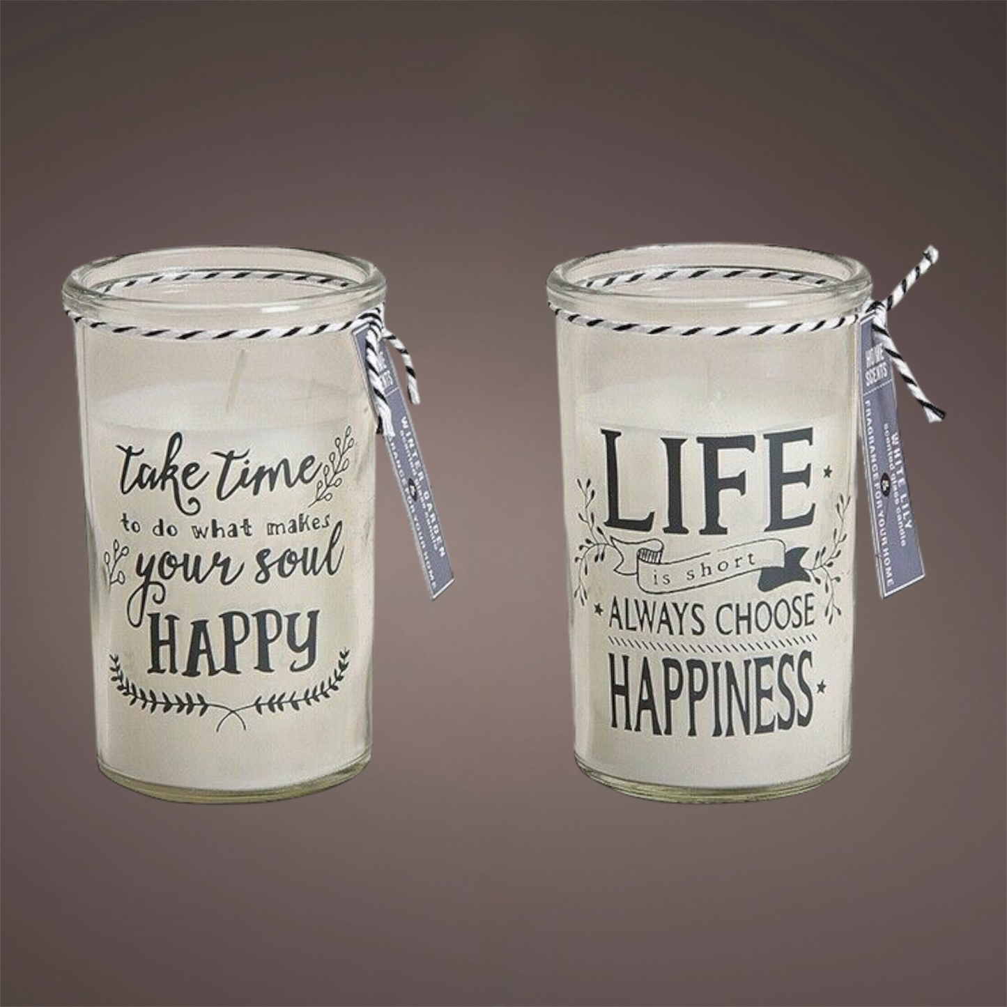 Duftkerze "Happy" & "Happiness"
