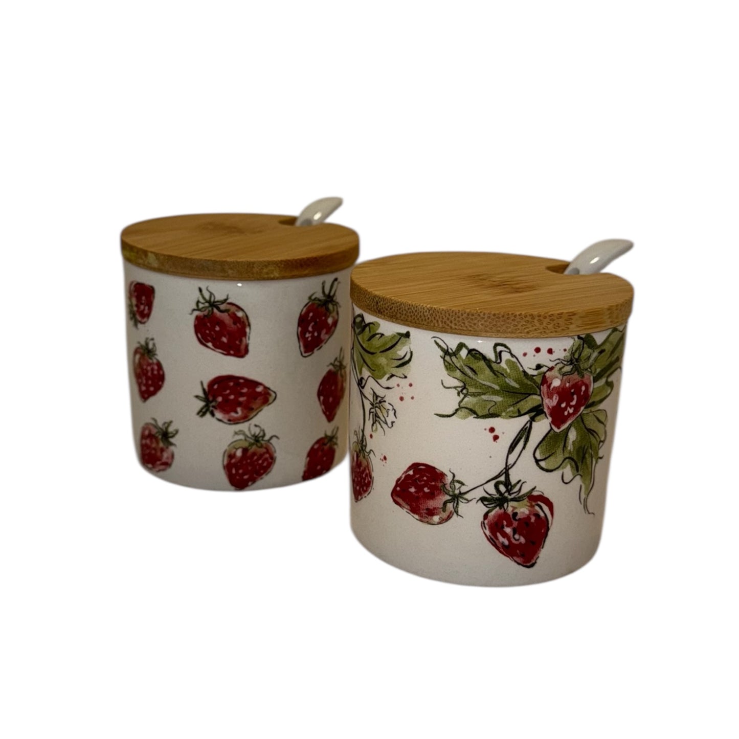 Boltze Home - Aufbewahrungsdose mit Deckel in Erdbeermuster "Strawberry"