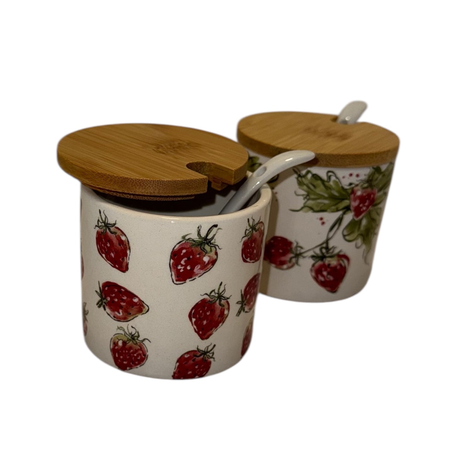 Boltze Home - Aufbewahrungsdose mit Deckel in Erdbeermuster "Strawberry"