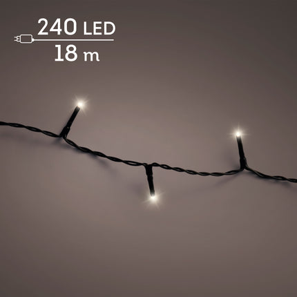 Lumineo - LED Basic Lichterkette 240 LED 18m Warmweiß