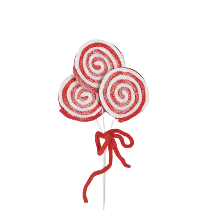 Clayre & Eef - Dekostecker Lollipop 30cm mit Glitzer