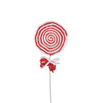 Clayre & Eef - Dekostecker Lollipop 41cm mit Glitzer