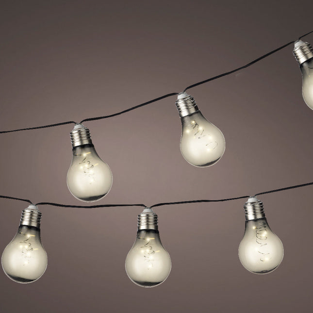 Lumineo - LED Solar Lichterkette "Birne"