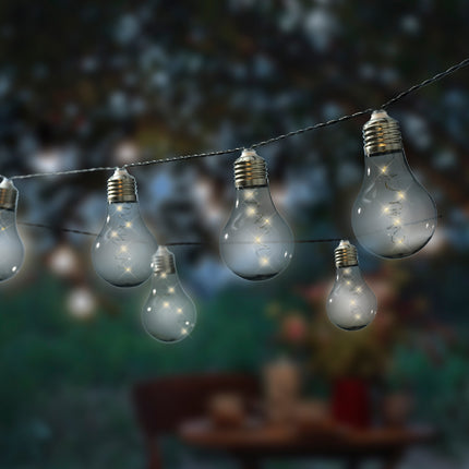 Lumineo - LED Solar Lichterkette "Birne"