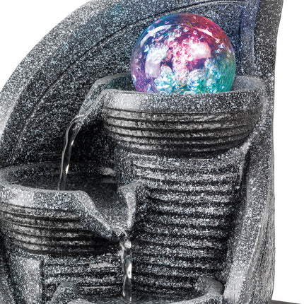 Lumineo - Zimmerbrunnen LED mit Glaskugel