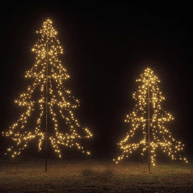 Svenska Living - LED Baum Outdoor 180cm 330 LED Timer Metall Netzbetrieb