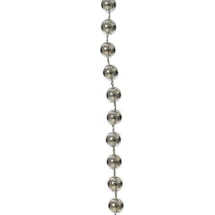 Decoris - Perlenkette Christbaum 10m Silber Bruchfest
