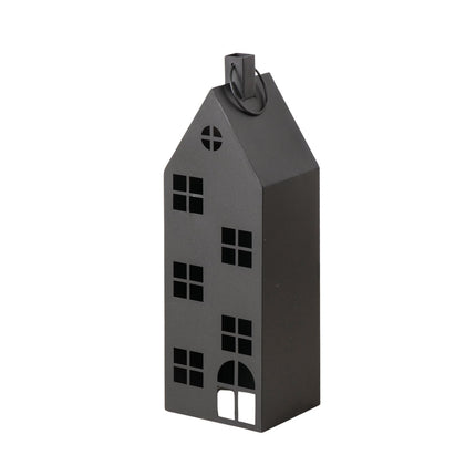 Boltze - Laternen Set "Houses" Metall schwarz