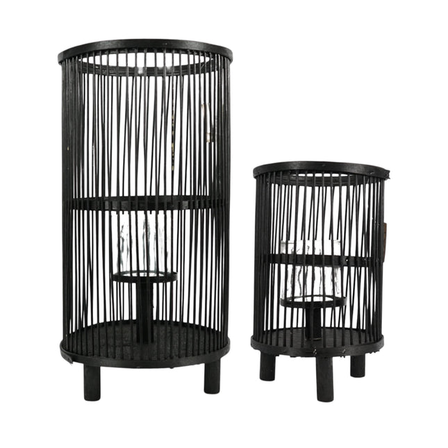 Laterne "Saigon" 2er Set 40,5cm/26,5cm