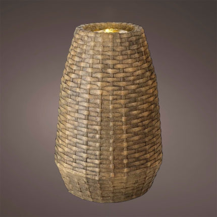 Lumineo - LED Gartenbrunnen "Wicker"
