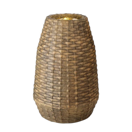 Lumineo - LED Gartenbrunnen "Wicker"