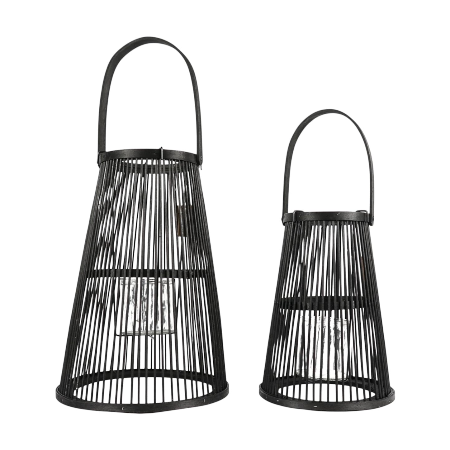 Lantern "Camau" set of 2 25.5cm/34.5cm