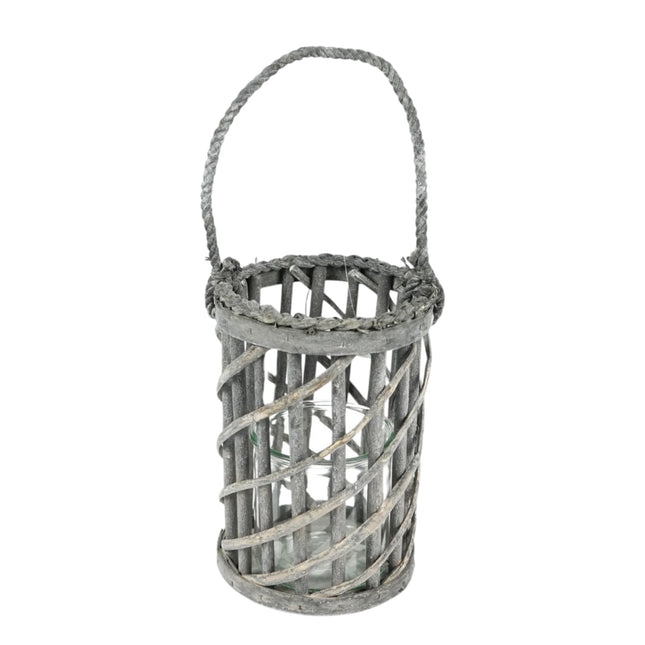 Holz Windlicht "Tisser" 25 cm