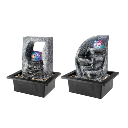 Lumineo - Zimmerbrunnen LED mit Glaskugel