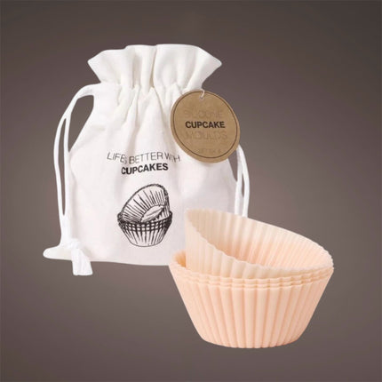 Senza - Cupcake-Backform Silikon 4er-Set