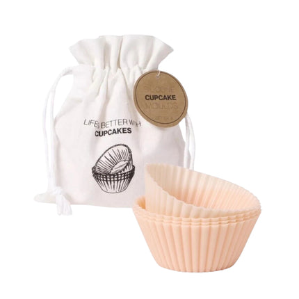 Senza - Cupcake-Backform Silikon 4er-Set