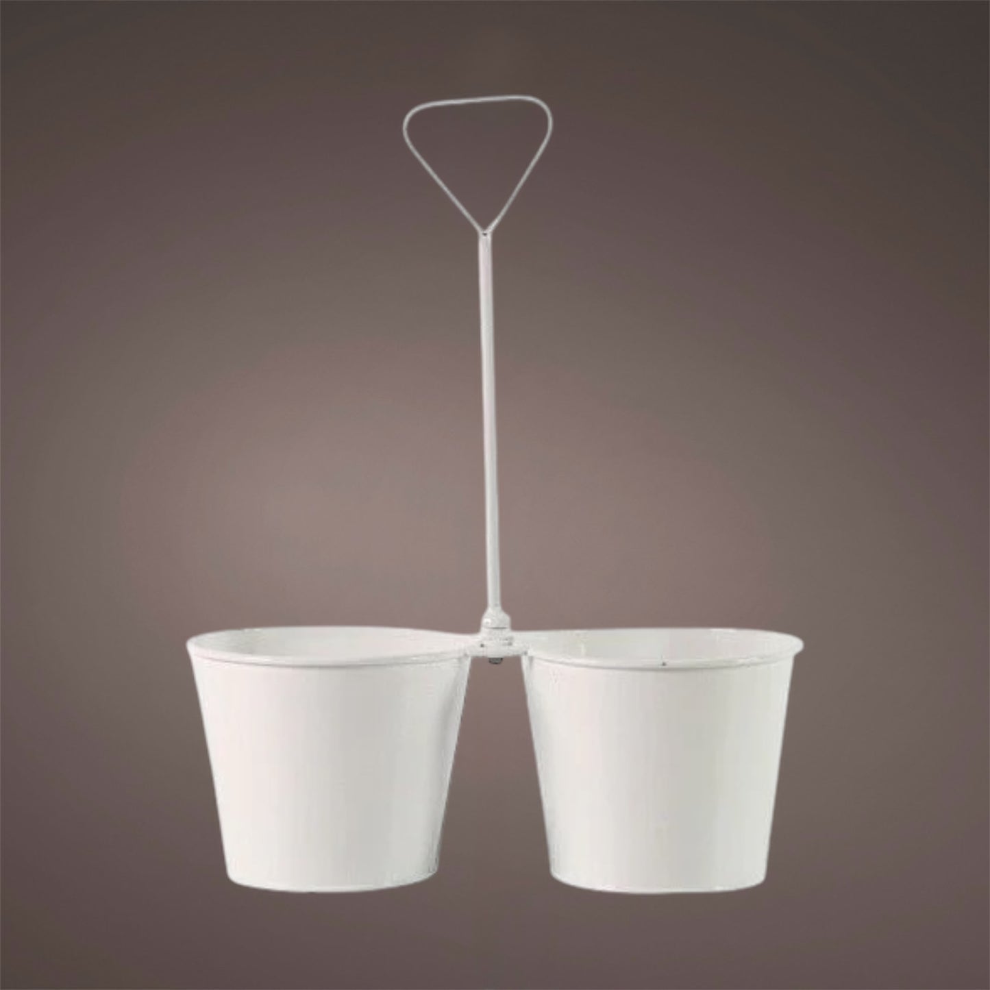 Flowerpot set of 2 with handle 36.5cm