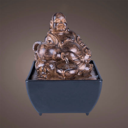 Pajoma - Zimmerbrunnen "Buddha" mit LED
