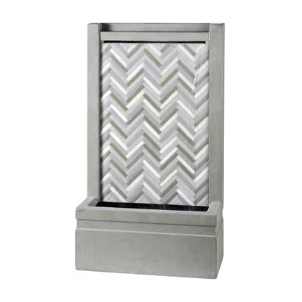 Lumineo - Gartenbrunnen "Waterfall" GRC Beton 95 cm