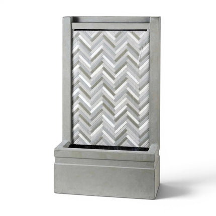 Lumineo - Gartenbrunnen "Waterfall" GRC Beton 95 cm