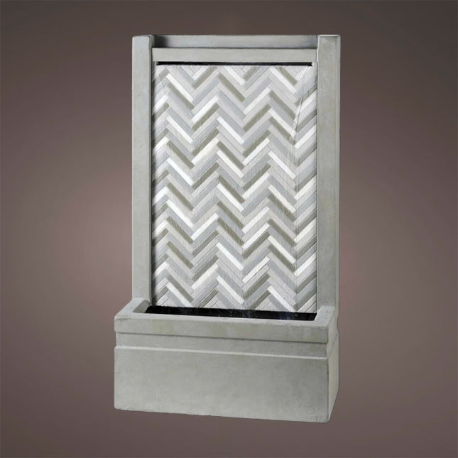 Lumineo - Gartenbrunnen "Waterfall" GRC Beton 95 cm