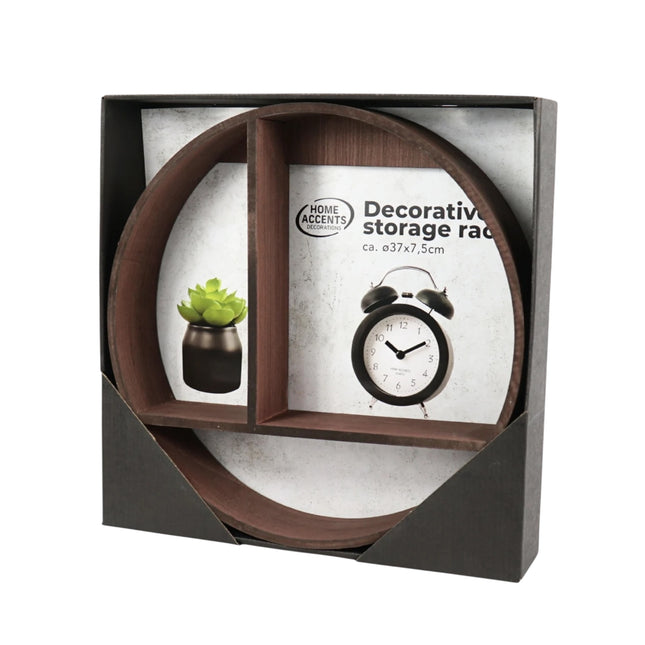 Home Accents - Wandregal aus Holz 37cm