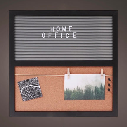 Senza - Buchstabentafel und Pinnwand mit Buchstaben