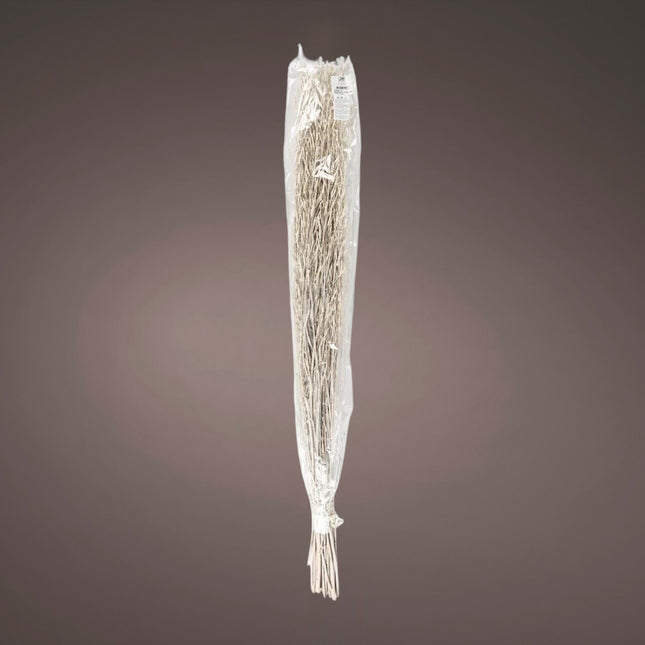 HBX - Bündel getrocknetes Saras-Gras weiß 110 cm