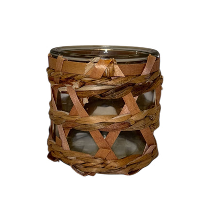 Dijk - Windlicht Glas Seegras 10cm verschiedene Varianten