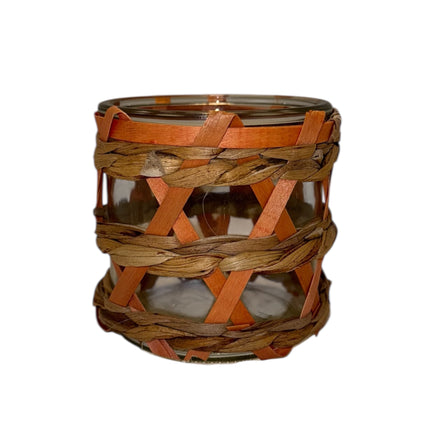 Dijk - Windlicht Glas Seegras 10cm verschiedene Varianten