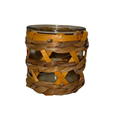 Dijk - Windlicht Glas Seegras 10cm verschiedene Varianten