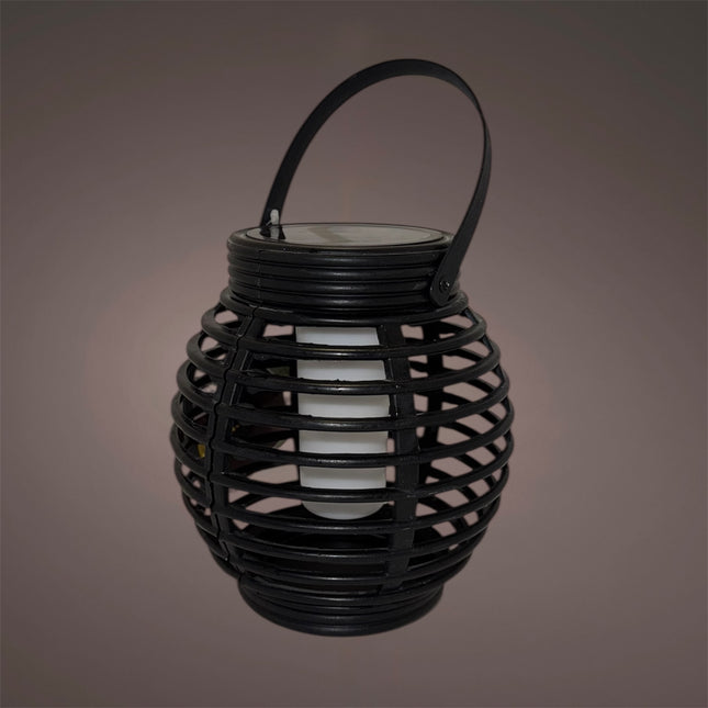 Anna's Collection - LED Solarlaterne mit Flammeneffekt