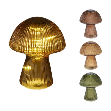 Koopman - LED Leuchte "Pilz" ver. Varianten Glas