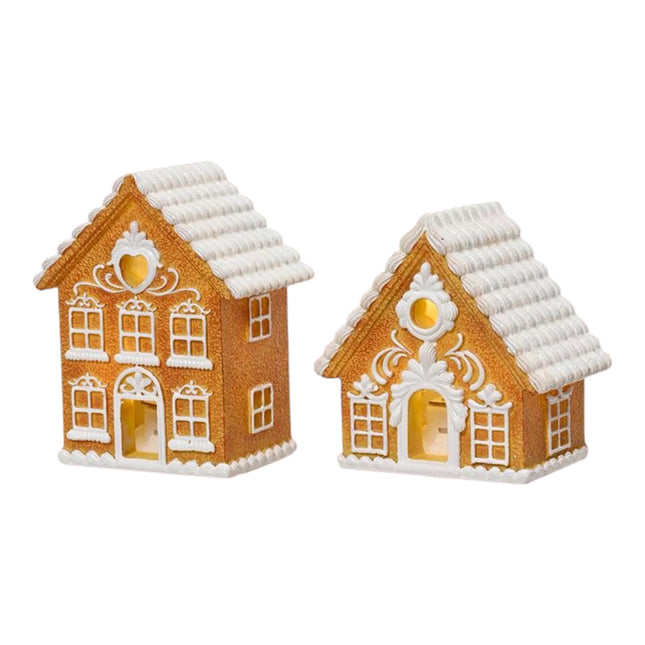 Lumineo - LED Haus Pfefferkuchenhaus "Ginger" ver. Varianten LED