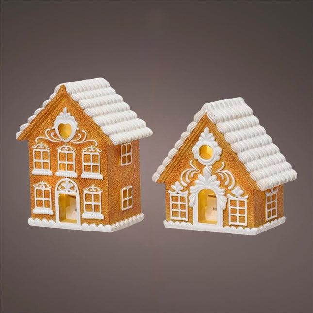 Lumineo - LED Haus Pfefferkuchenhaus "Ginger" ver. Varianten LED