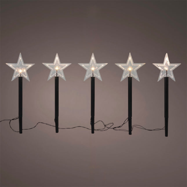 Svenska Living - LED Gartenstecker Stern 5 LED