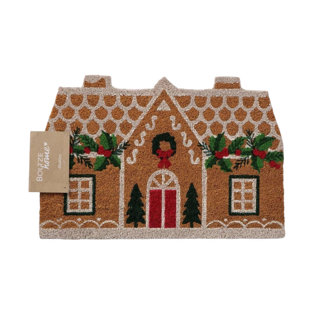 Boltze - Fußmatte Kokos "Pfefferkuchenhaus" 60x40cm