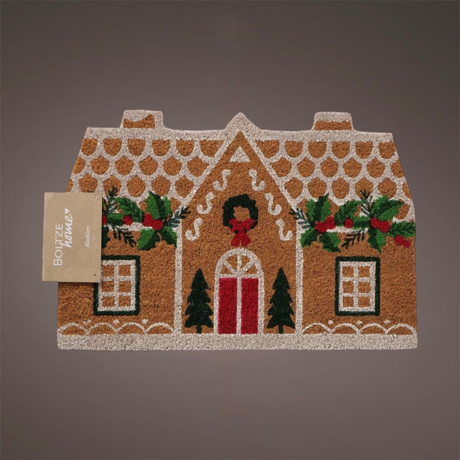 Boltze - Fußmatte Kokos "Pfefferkuchenhaus" 60x40cm