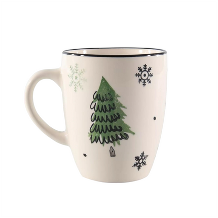 Svenska Living - Tasse mit Weihnachtsmotiv Keramik 350ml