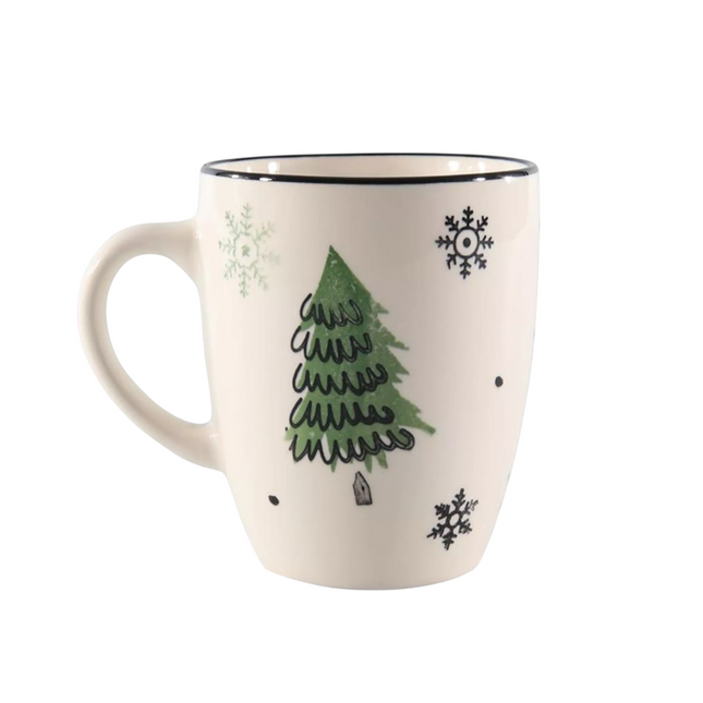 Svenska Living - Tasse mit Weihnachtsmotiv Keramik 350ml