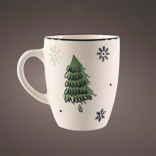 Svenska Living - Tasse mit Weihnachtsmotiv Keramik 350ml