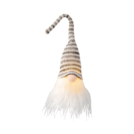 Decoris - Ornament Hänger Wichtel Gnom LED 23cm ver. Varianten