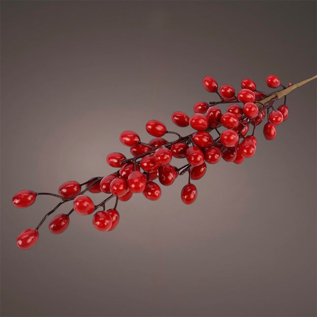 HBX - Kunstpflanze Beeren "Berry" 62cm