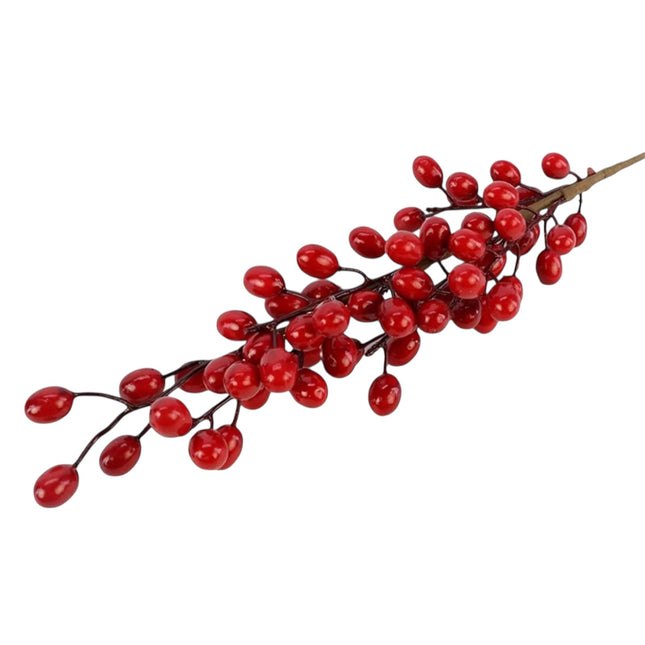 HBX - Kunstpflanze Beeren "Berry" 62cm