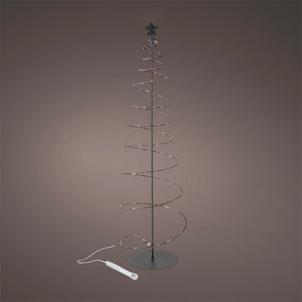 Boltze - LED Baum Dekoaufsteller Weihnachtsbaum "Saturn" 80cm Timer Batteriebetrieb