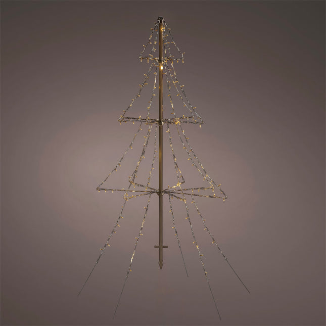 Svenska Living - LED Baum Outdoor 180cm 330 LED Timer Metall Netzbetrieb