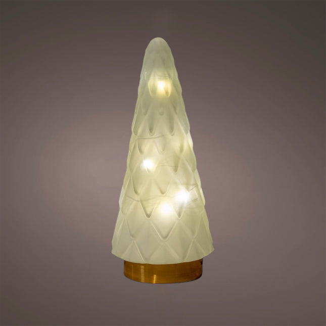 Anna's Collection - LED Baum Glas Gold 24cm