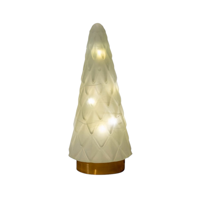 Anna's Collection - LED Baum Glas Gold 24cm